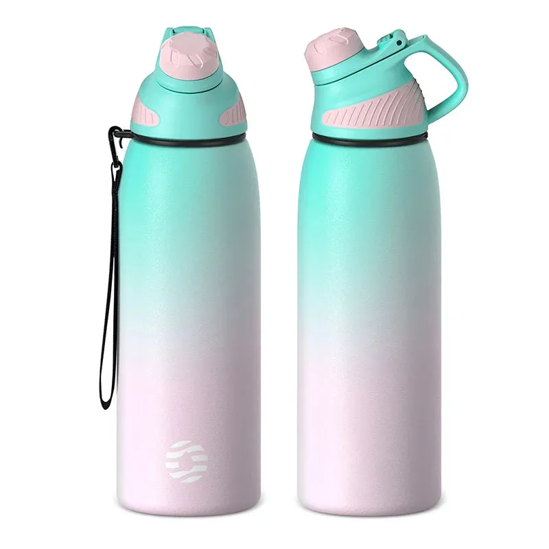 1 Liter Stainless Steel Sports Water Bottle Vacuum Flask