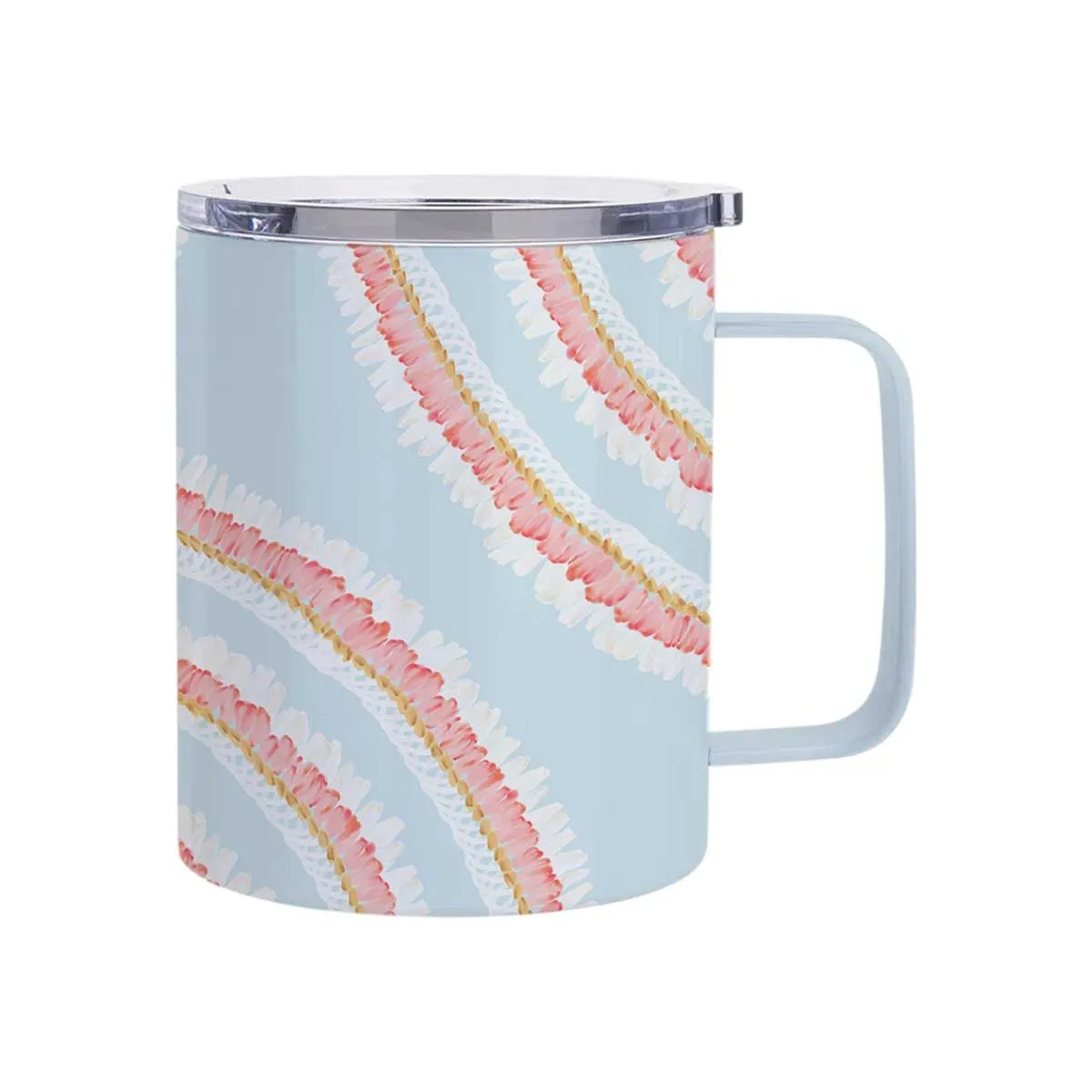 12oz Micro Ginger Lei Mug with Cover