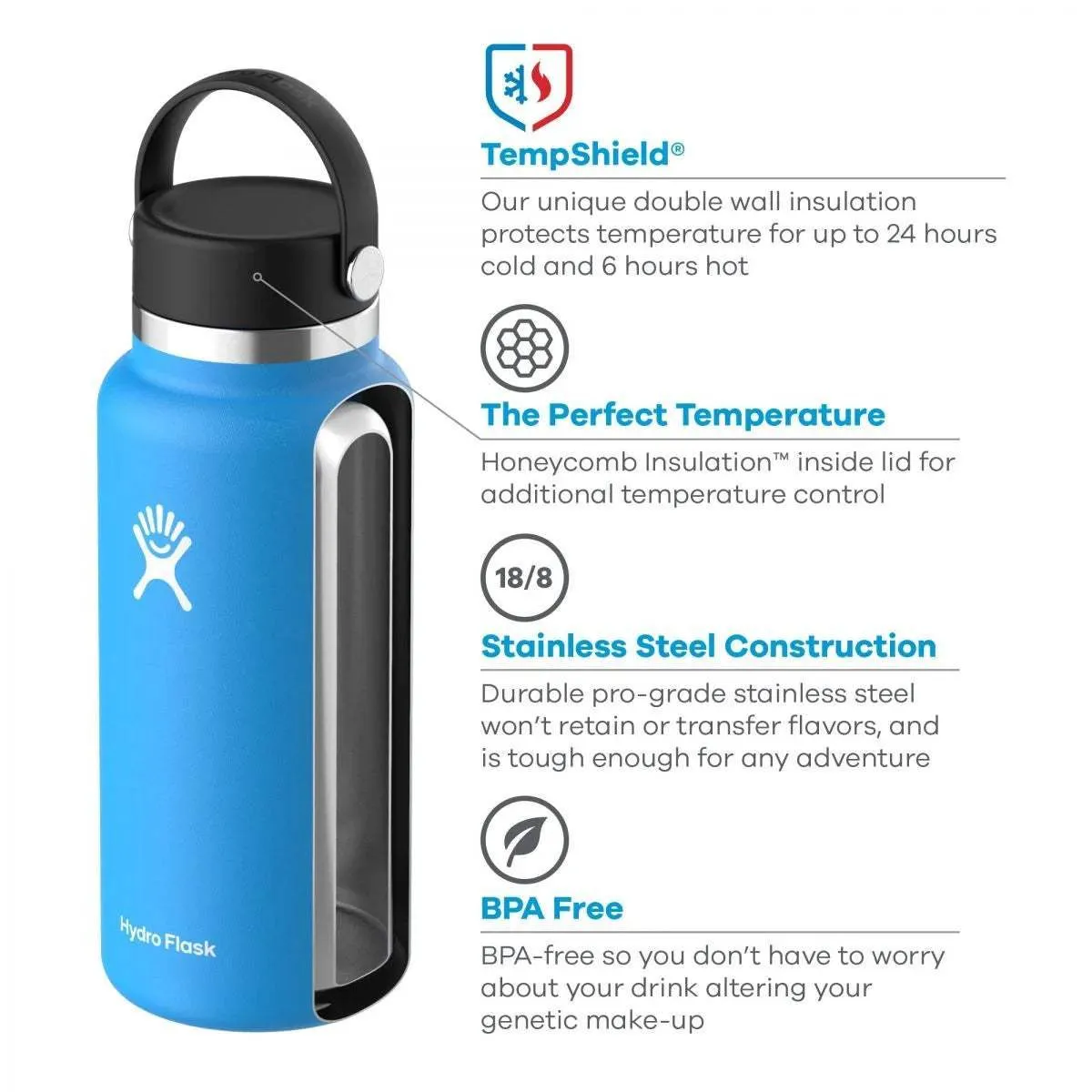 20 oz (591 ml) Wide Mouth Hydro Flask