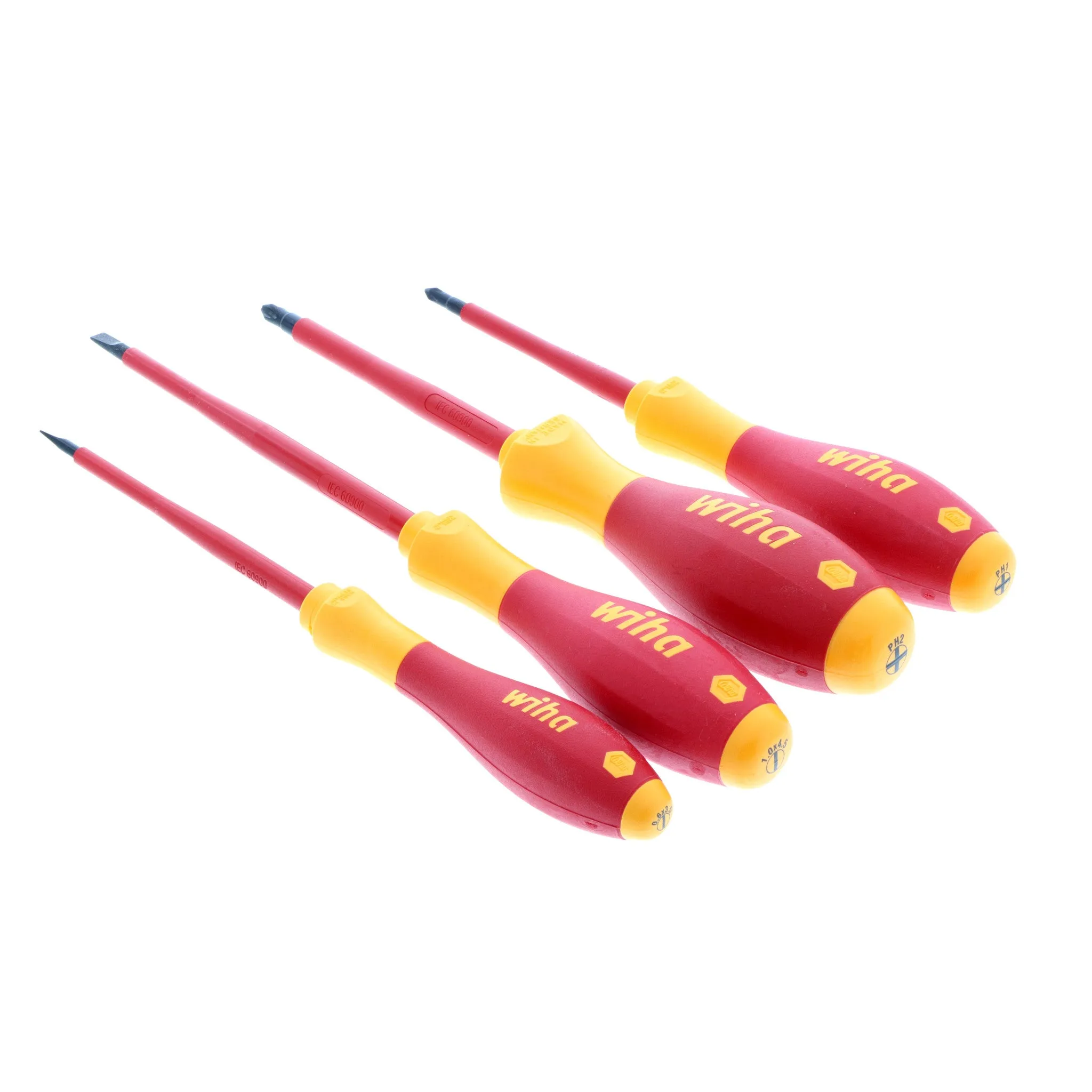 4 Piece Insulated SoftFinish Screwdriver Set