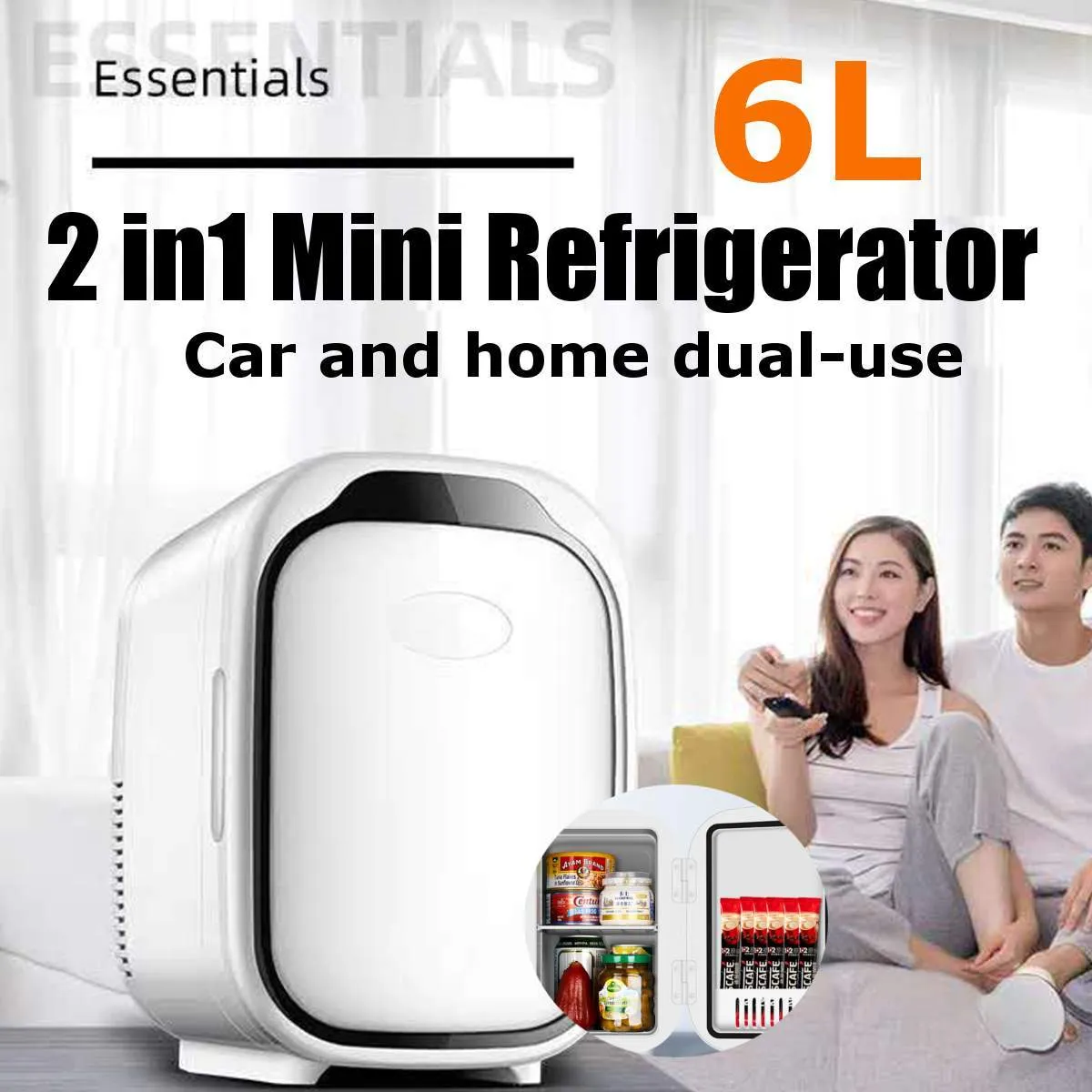 6L mini refrigerator for car