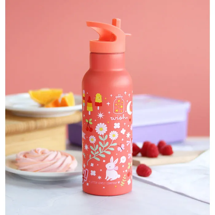 A Little Lovely Company XL Stainless Steel Drink Bottle: Fun