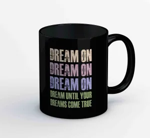 Aerosmith Mug - Dream On Typography