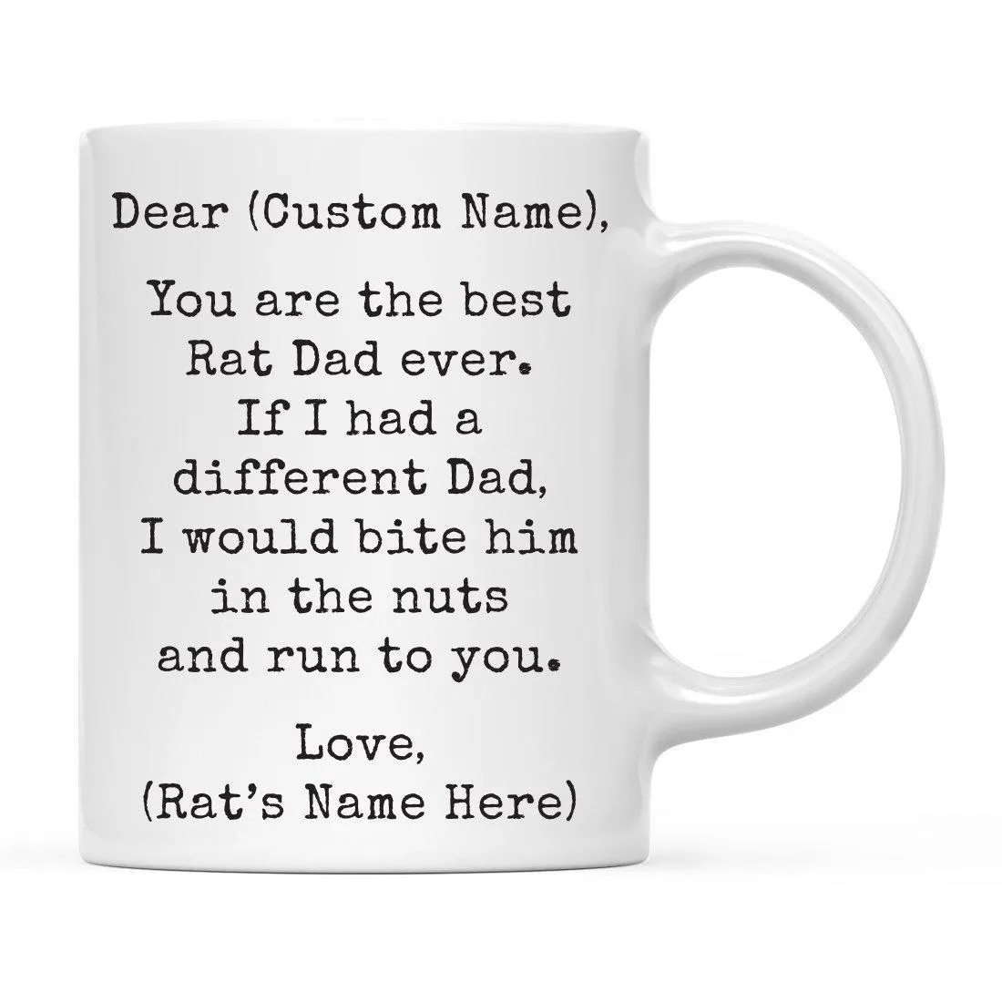 Andaz Press 11oz Personalized Funny Best Pet Dad Coffee Mug