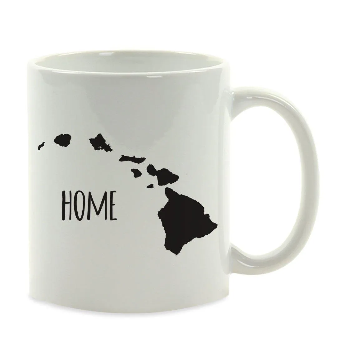 Andaz Press 11oz US State Shape Home Layout Coffee Mug