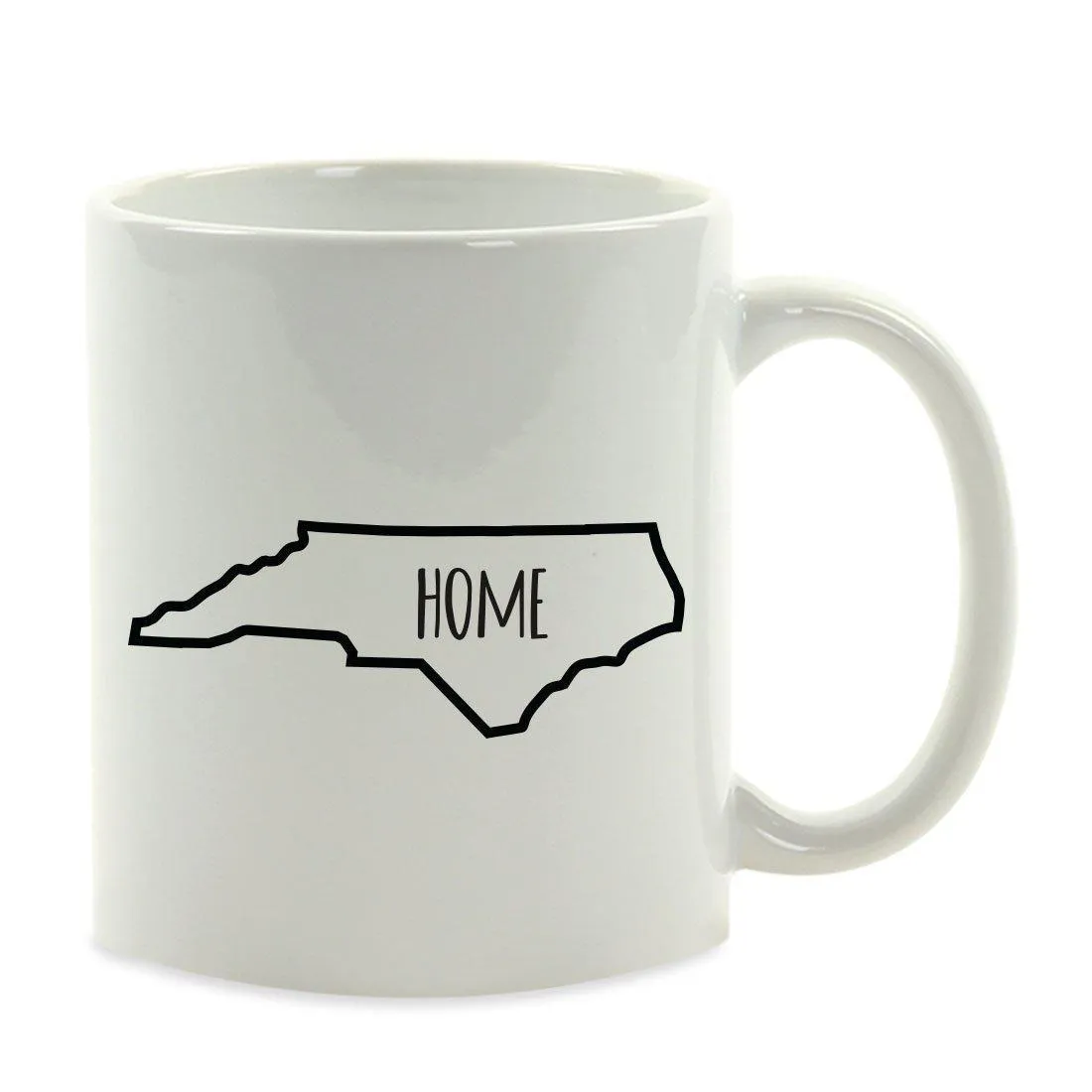 Andaz Press 11oz US State Shape Home Layout Coffee Mug