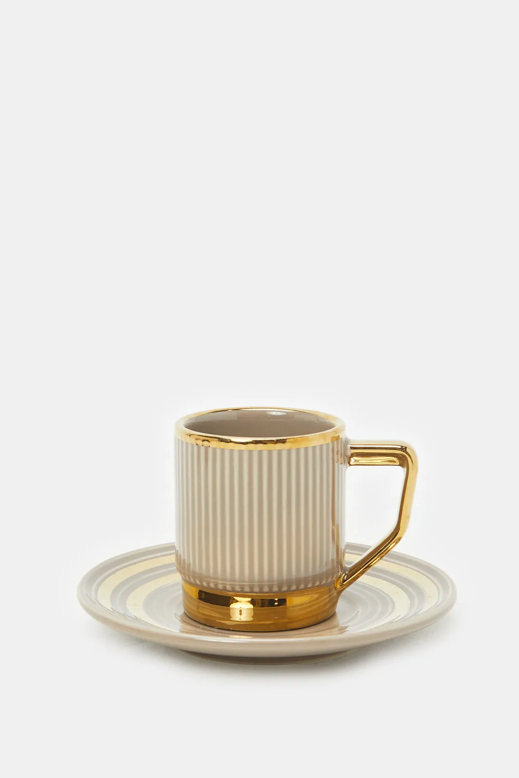 Assorted Striped Espresso Set (8 Piece)