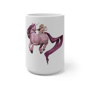 Baby Cupid and Horse Color Changing Mug