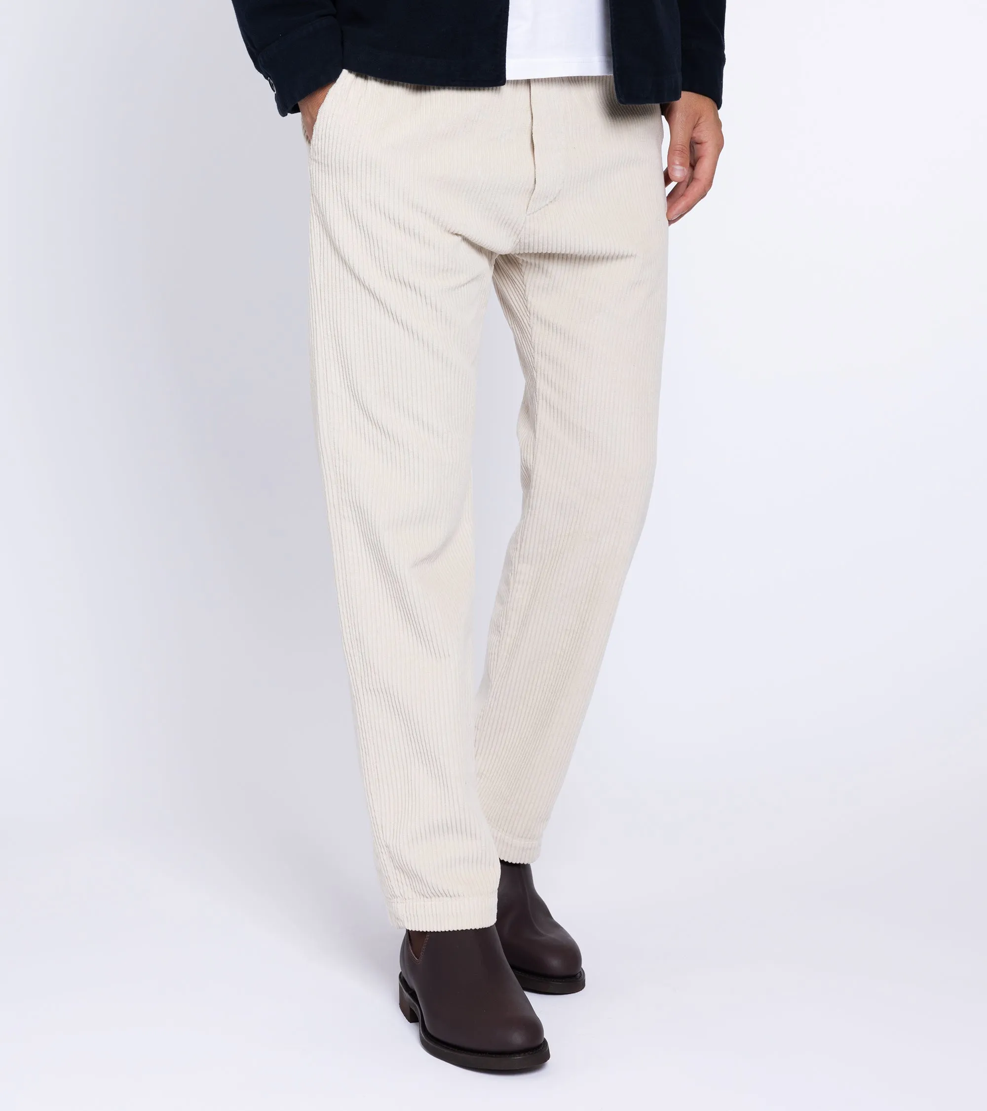 Barena Tosador Demi Cotton Cord Easy Trousers: Beige