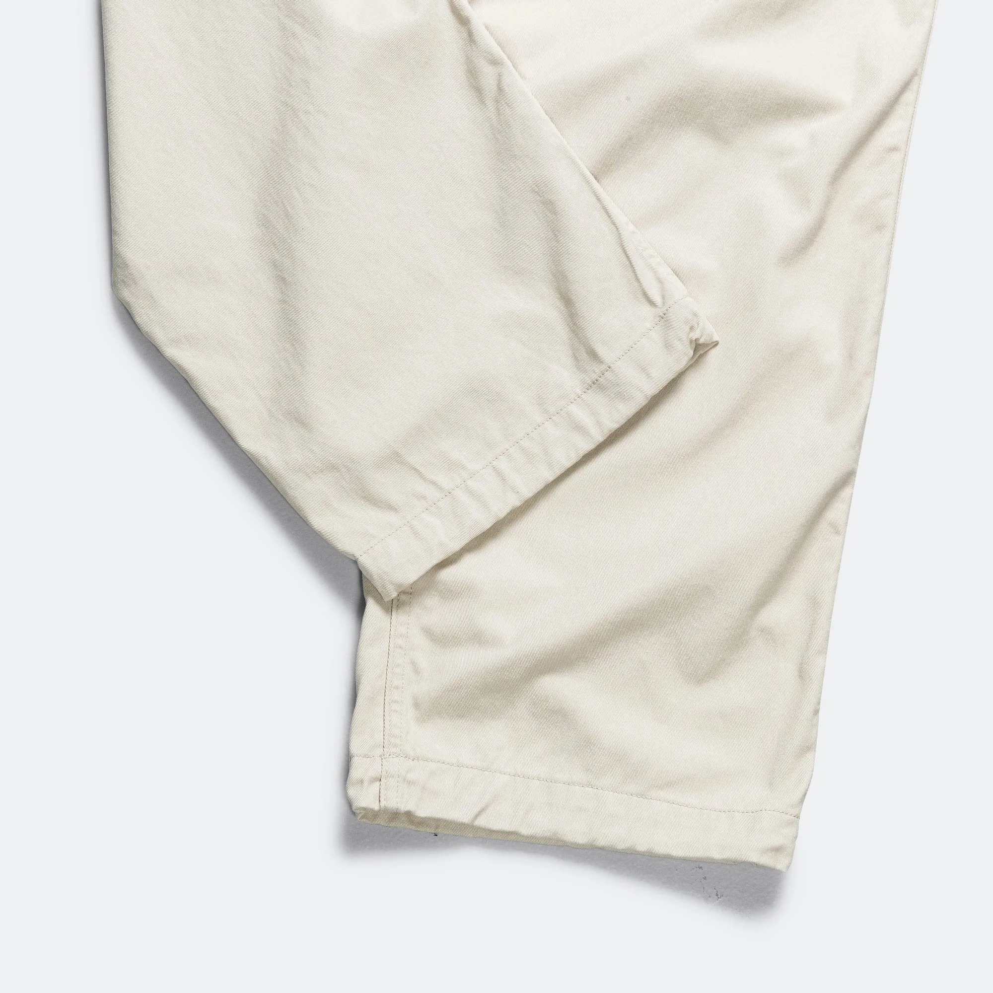 Basic Twill Easy Trousers - Ivory