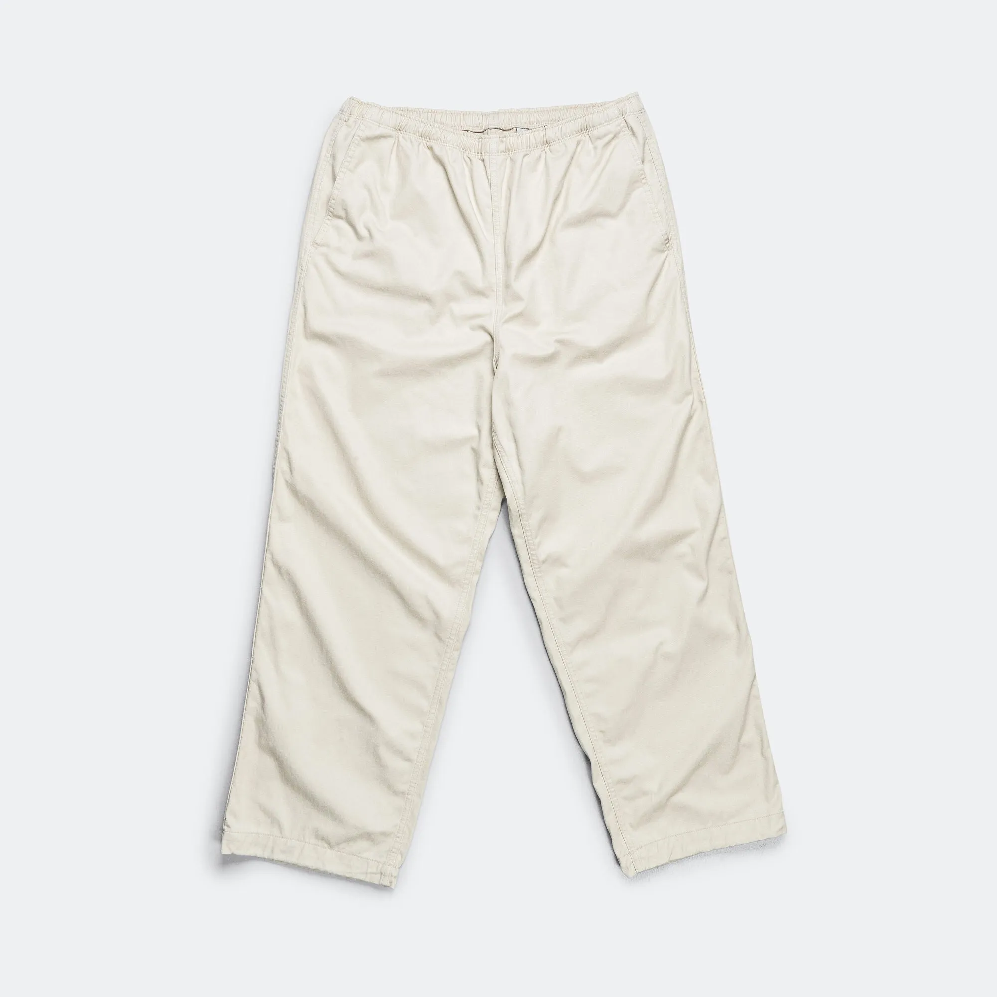 Basic Twill Easy Trousers - Ivory