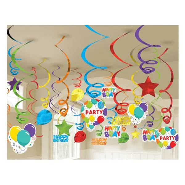 Birthday Celebration Mega Value Pack Swirls