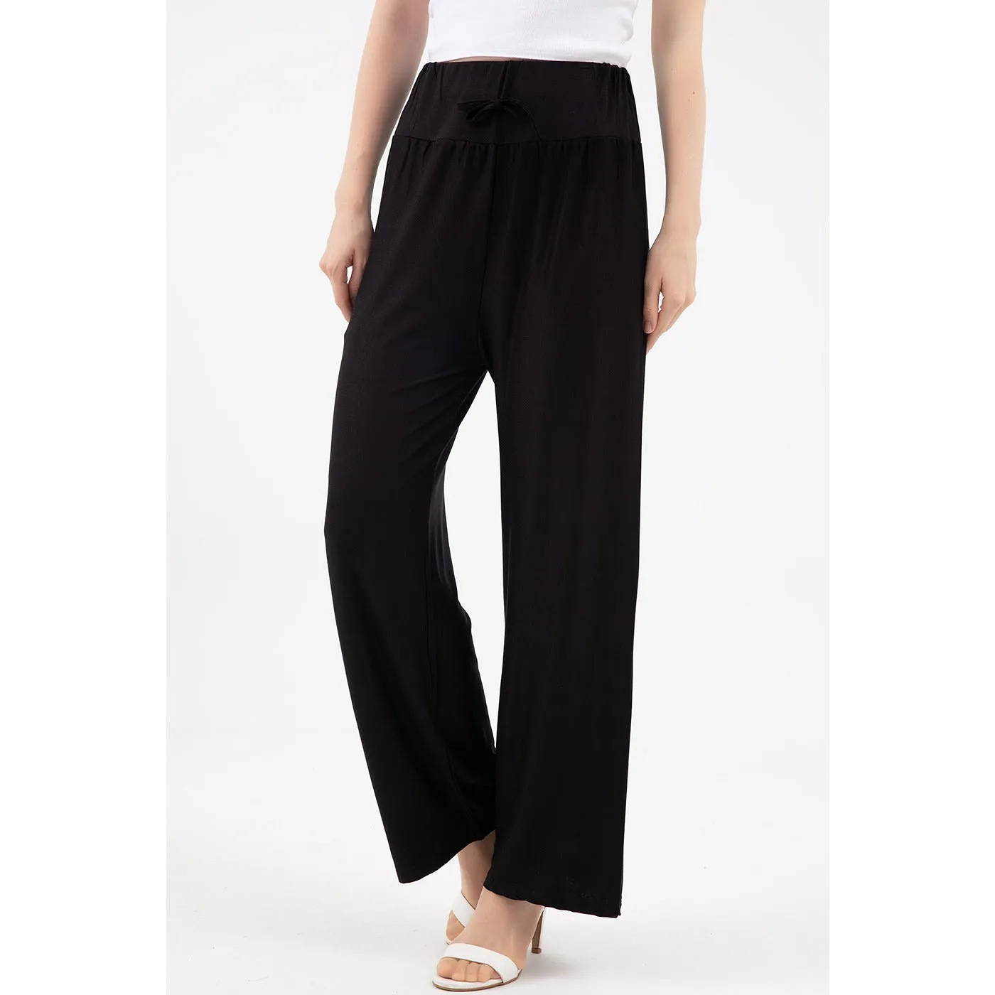 Black Wide Leg Trousers