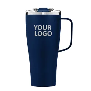 Brumate Toddy XL 32 Oz Custom Coffee Mugs, Navy