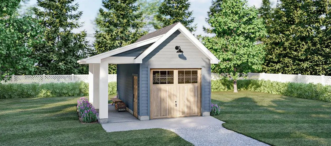 Compact Garage Design for Efficient Storage and Accessibility