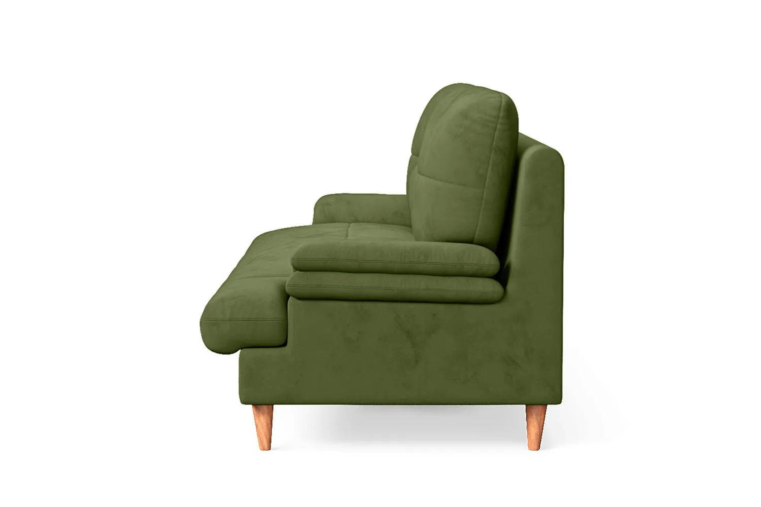 Cosenza 3 Seater Sofa Lime Velvet