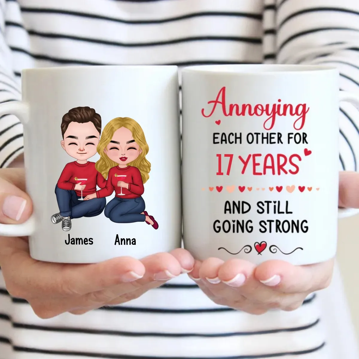 Couple - Annoying Each Other - Personalized Mug