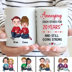 Couple - Annoying Each Other - Personalized Mug