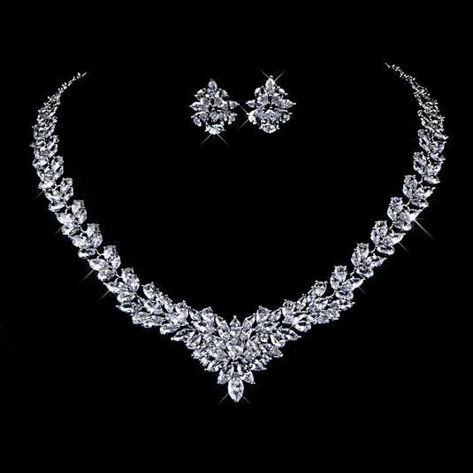 Cubic Zirconium Jewellery Set