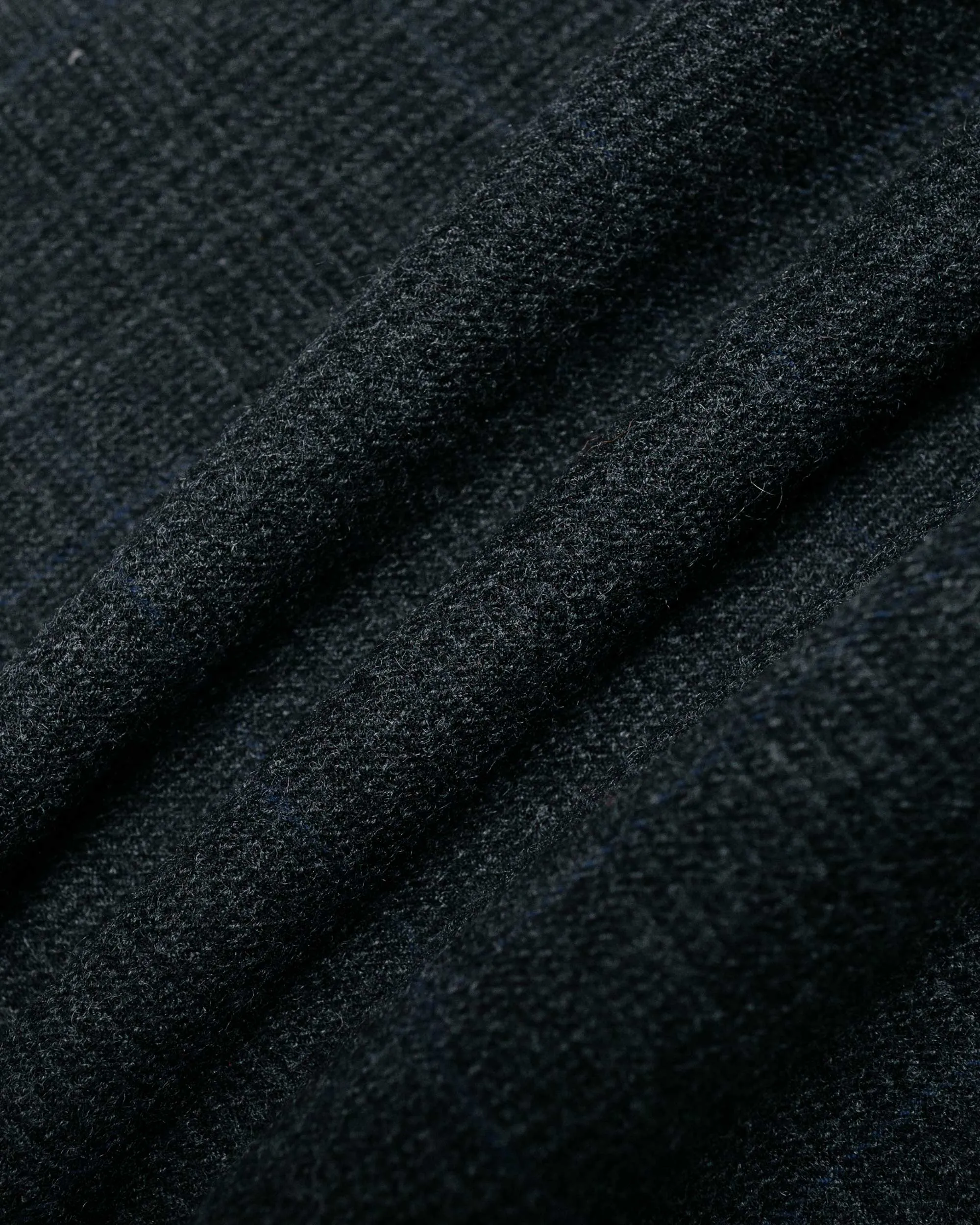 Danton Wool Easy Pant Black Charcoal Glen Check