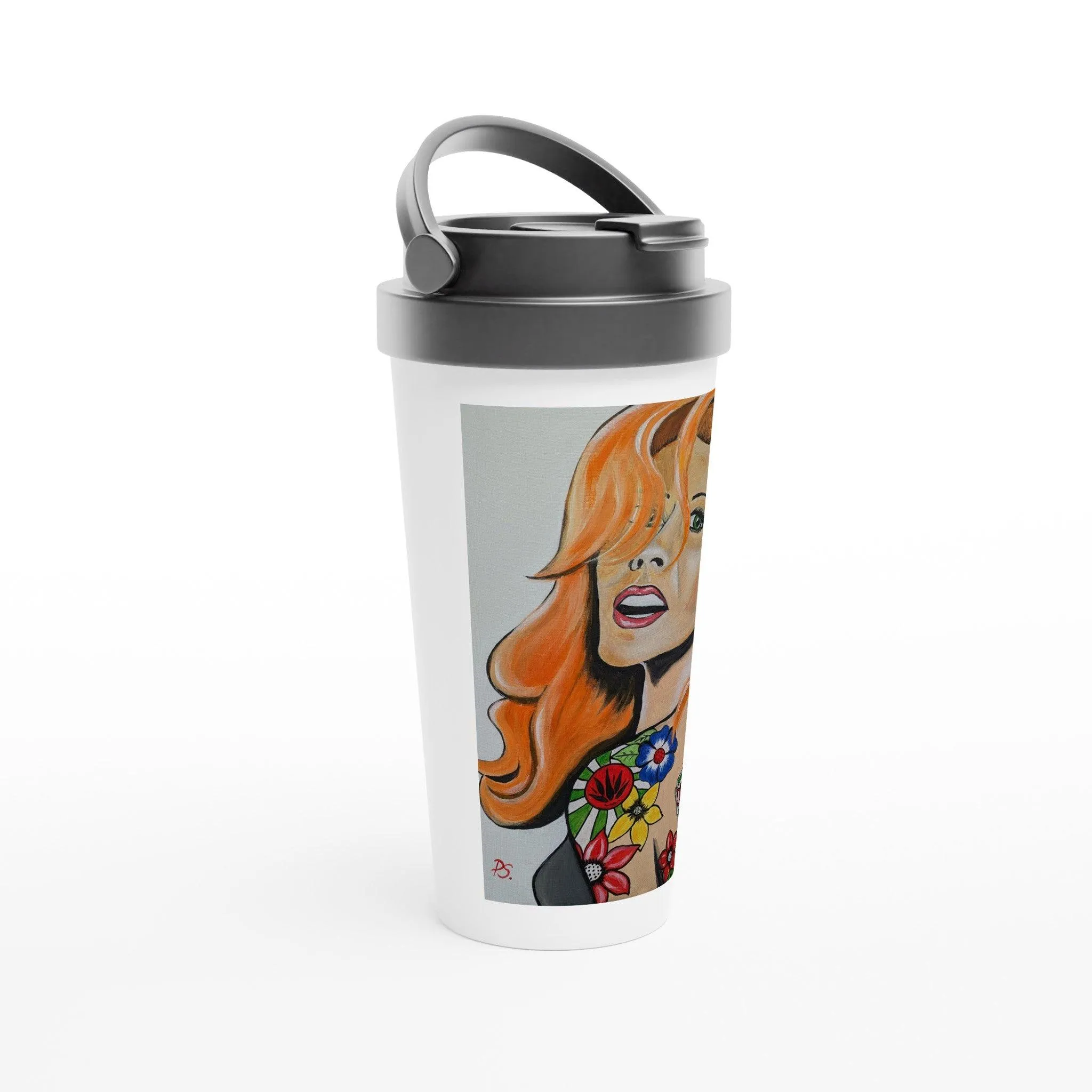 Desperado Lover - White 15oz Stainless Steel Travel Mug