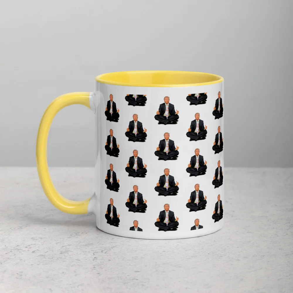 Donald Trump Meditation Pattern Mug