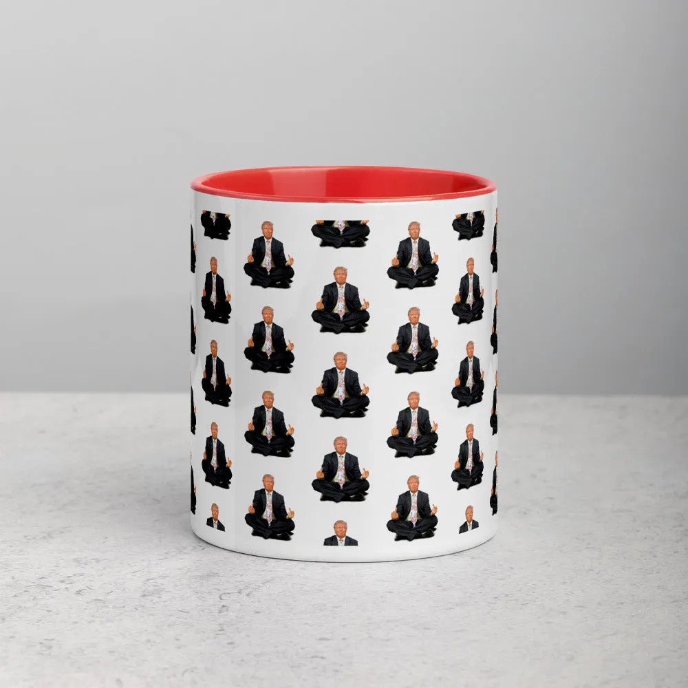 Donald Trump Meditation Pattern Mug