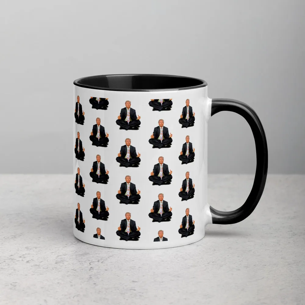 Donald Trump Meditation Pattern Mug