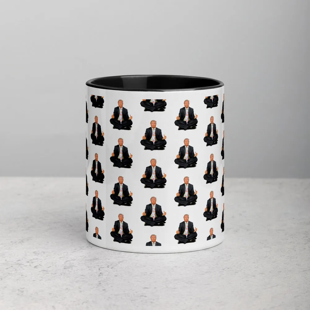 Donald Trump Meditation Pattern Mug