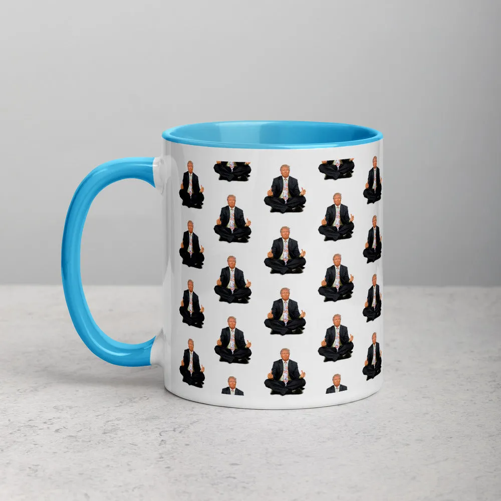 Donald Trump Meditation Pattern Mug