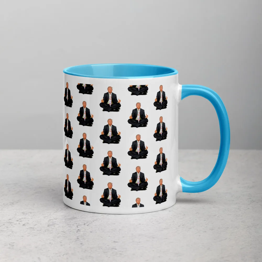 Donald Trump Meditation Pattern Mug