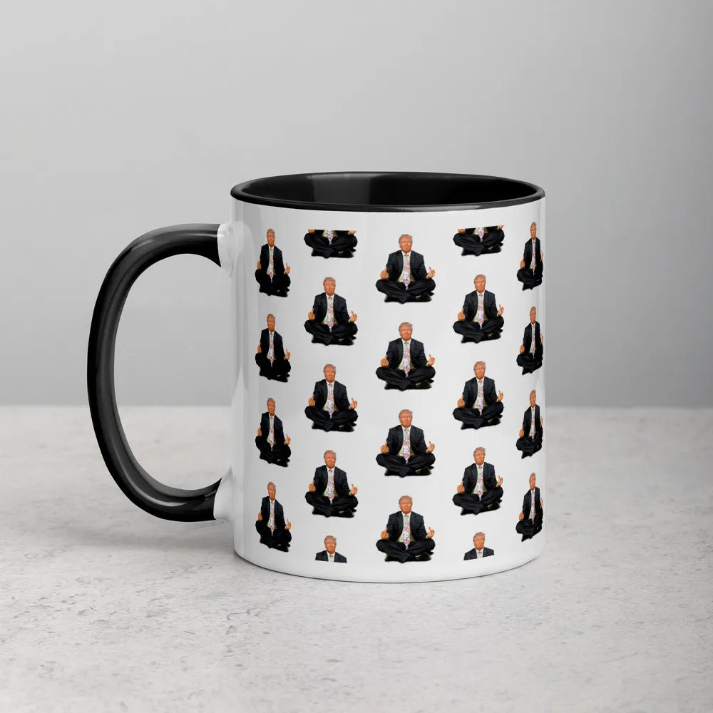 Donald Trump Meditation Pattern Mug