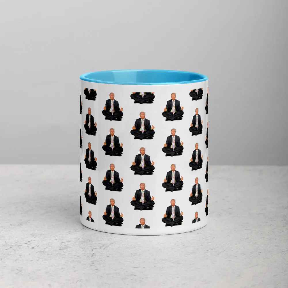 Donald Trump Meditation Pattern Mug