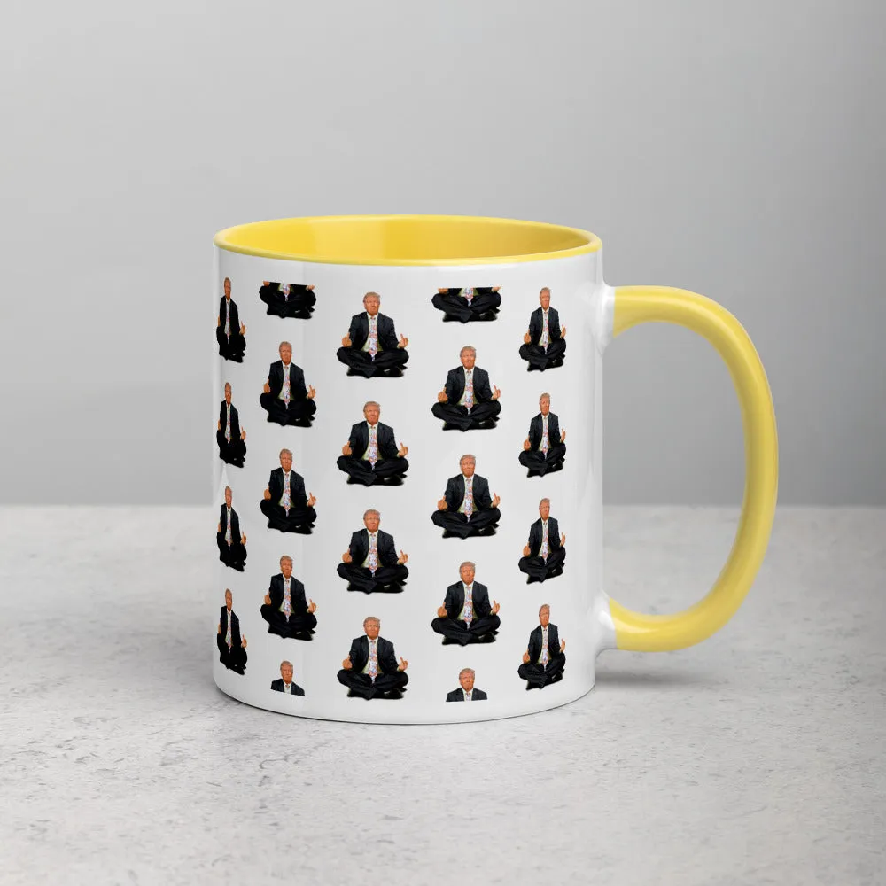 Donald Trump Meditation Pattern Mug