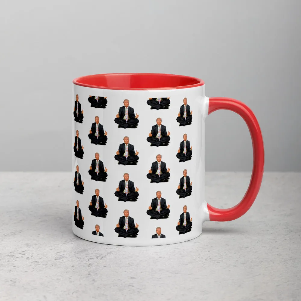 Donald Trump Meditation Pattern Mug