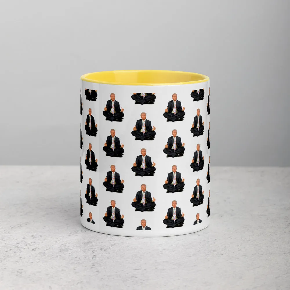 Donald Trump Meditation Pattern Mug