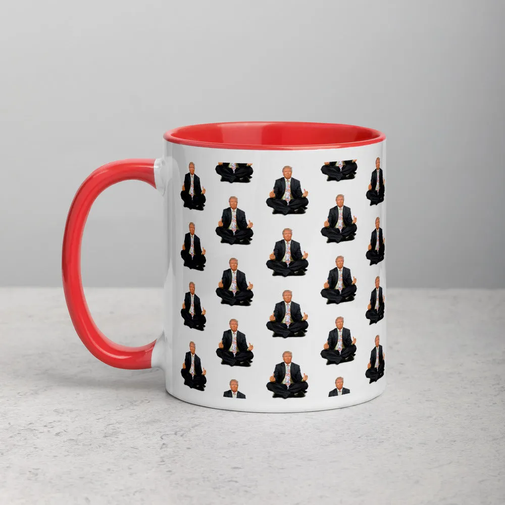 Donald Trump Meditation Pattern Mug