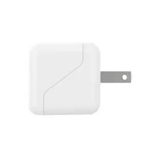 Dual Port USB-A and USB-C Wall Charger - White