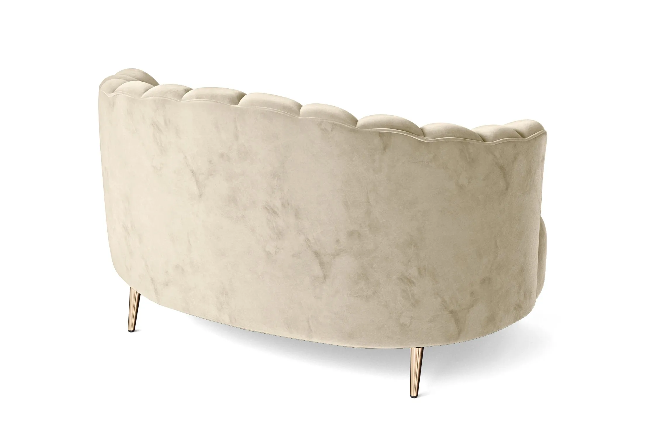 Elena 2 Seater Sofa Cream Velvet