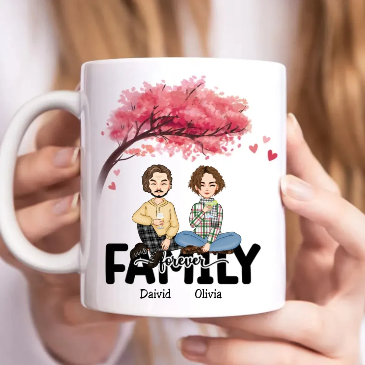 Family Forever - Personalized Mug (TC)