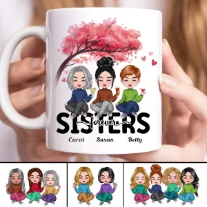 Family - Sisters Forever - Personalized Mug