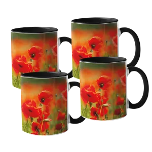 Field of Poppies Mugs