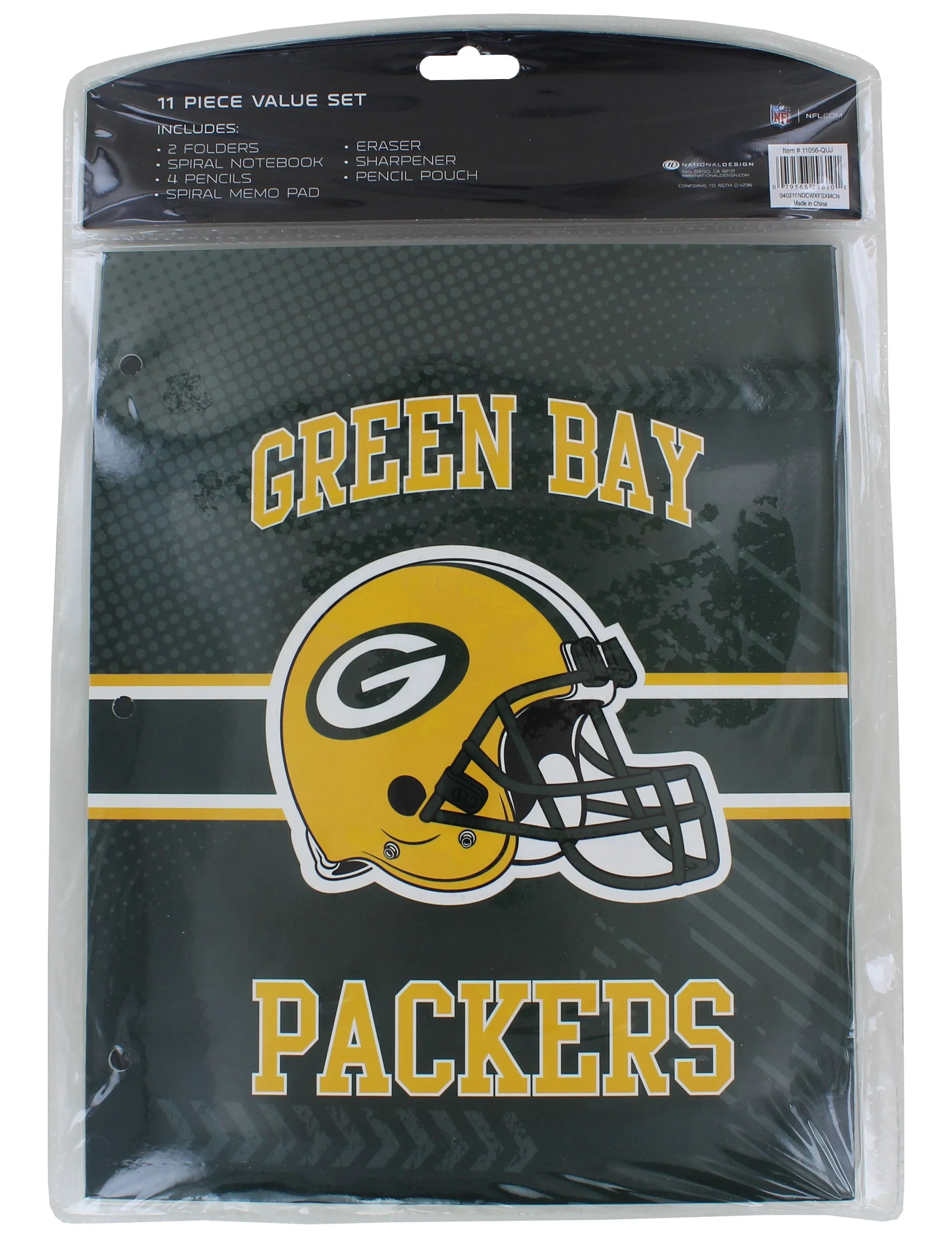 Green Bay Packers Stationery Set (11 Piece)