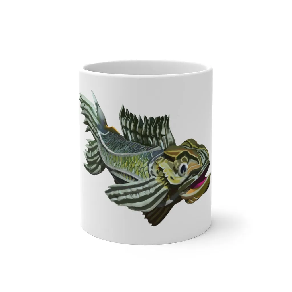 Green Fish Color Changing Mug