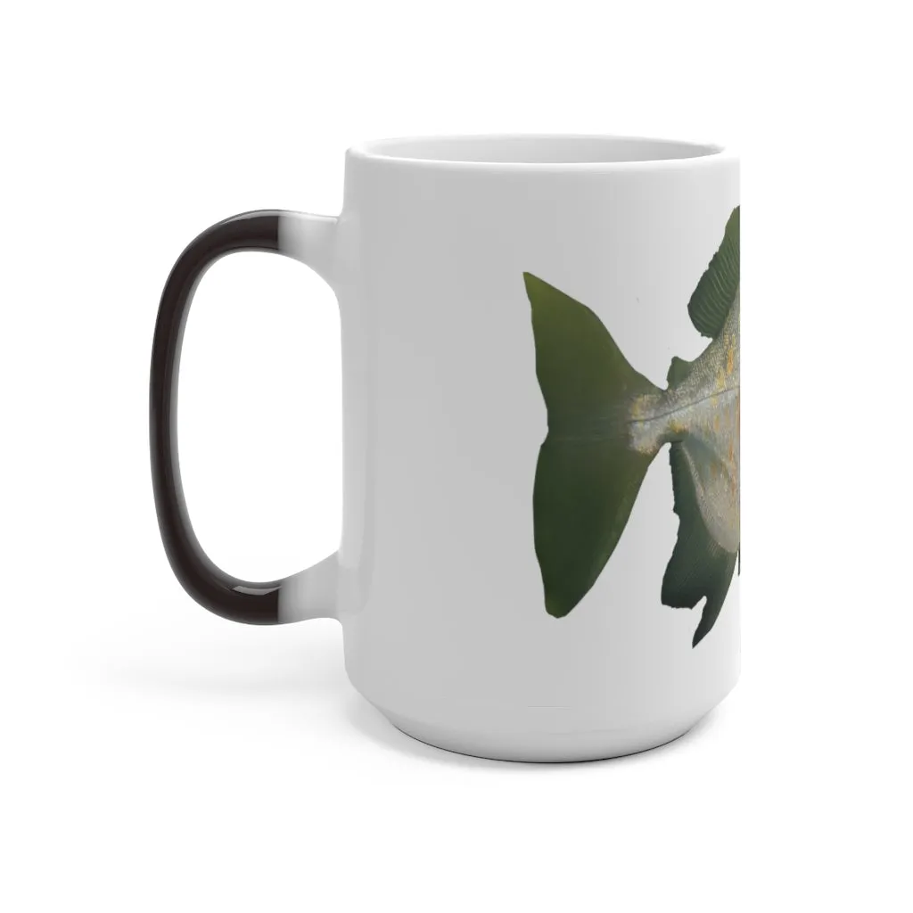 Green Fish with Specs Color Changing Mug