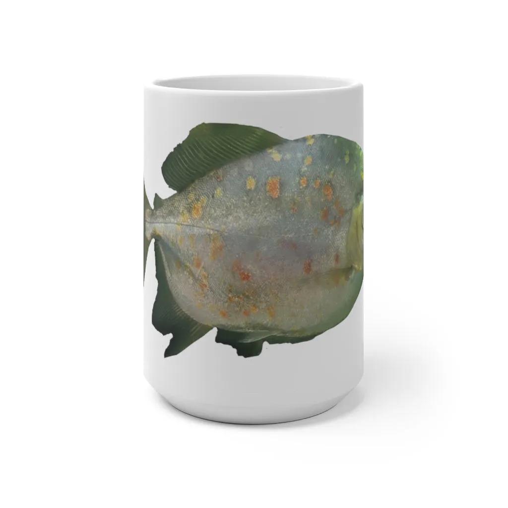 Green Fish with Specs Color Changing Mug