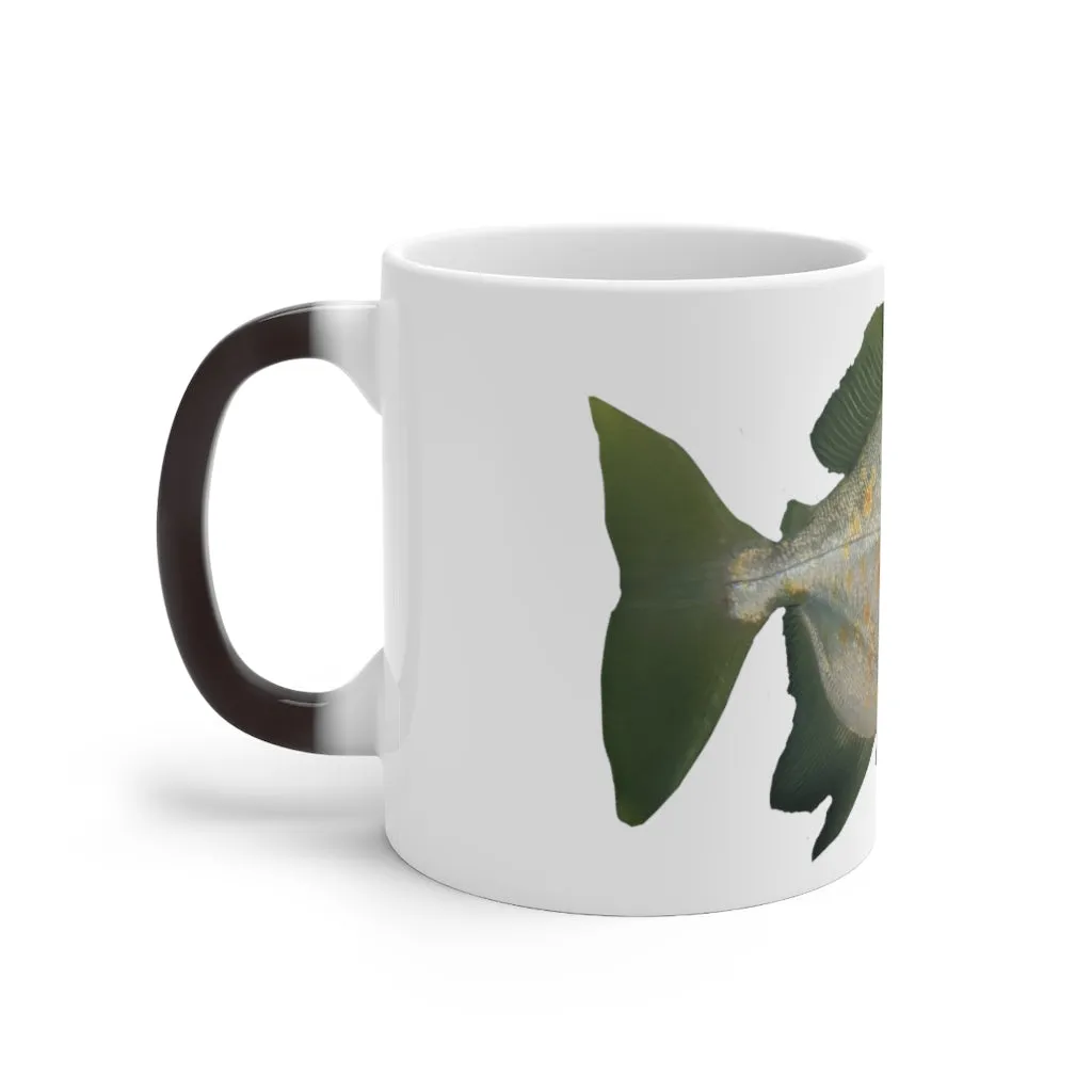 Green Fish with Specs Color Changing Mug