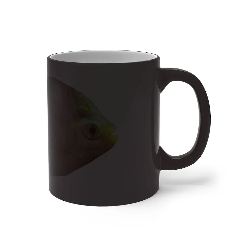 Green Fish with Specs Color Changing Mug