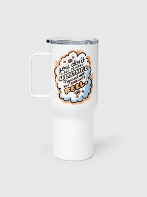 Heartstopper You Can Just Feel 25 oz. Travel Mug