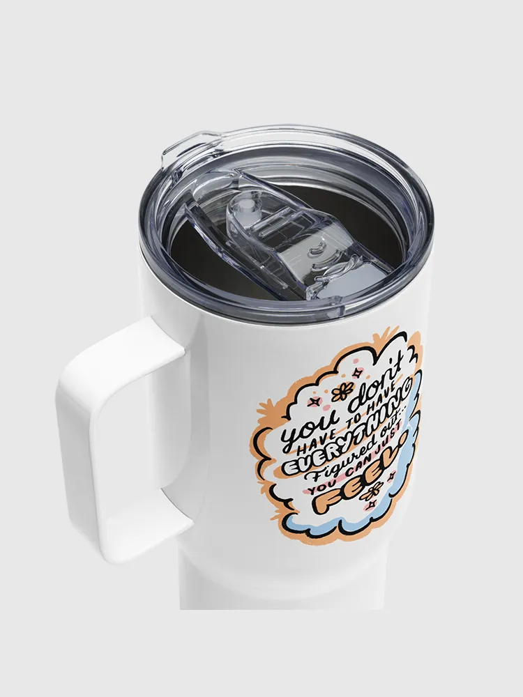 Heartstopper You Can Just Feel 25 oz. Travel Mug